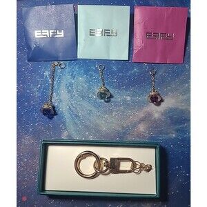 Royal Caribbean Effy Jewelry (3) Bell Charm Set  with Handbag or Key Chain w/Box